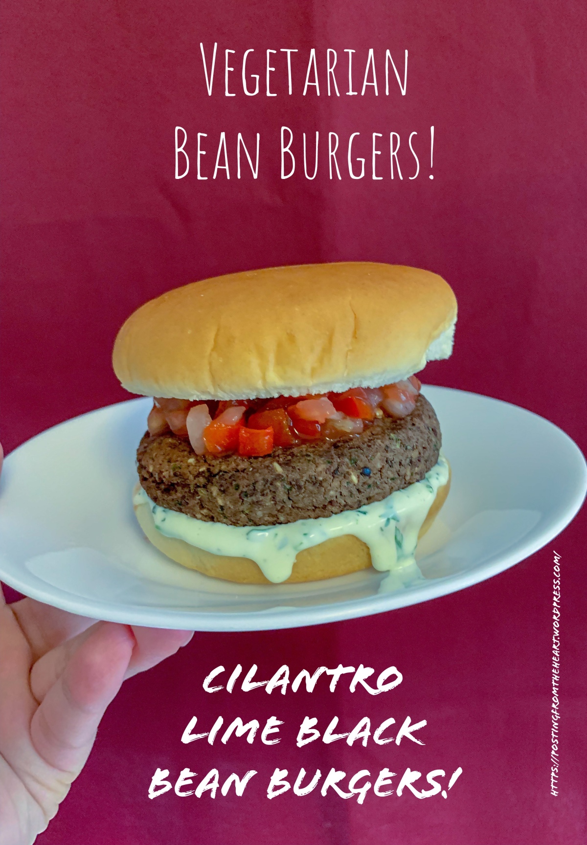 Vegetarian Bean Burgers: Cilantro Lime Black Bean Burgers!